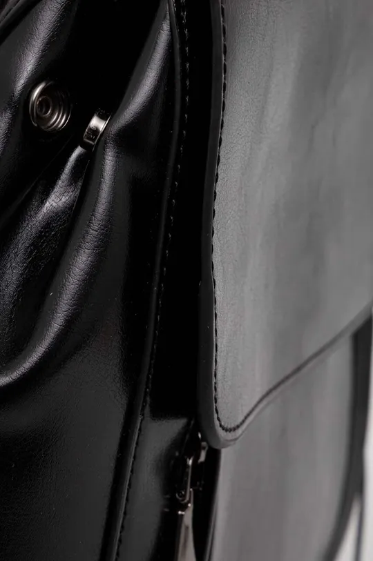 čierna Kožený ruksak Answear Lab