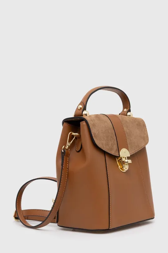 Кожаный рюкзак Answear Lab коричневый
