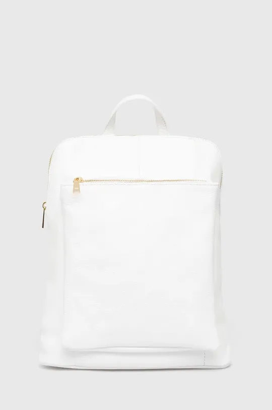 biela Kožený ruksak Answear Lab Dámsky
