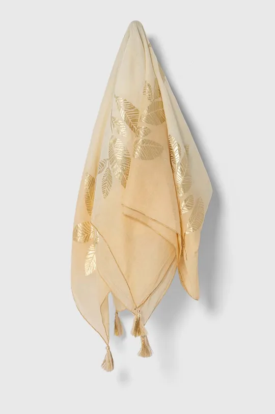 золотий Бавовняний шарф Answear Lab Жіночий