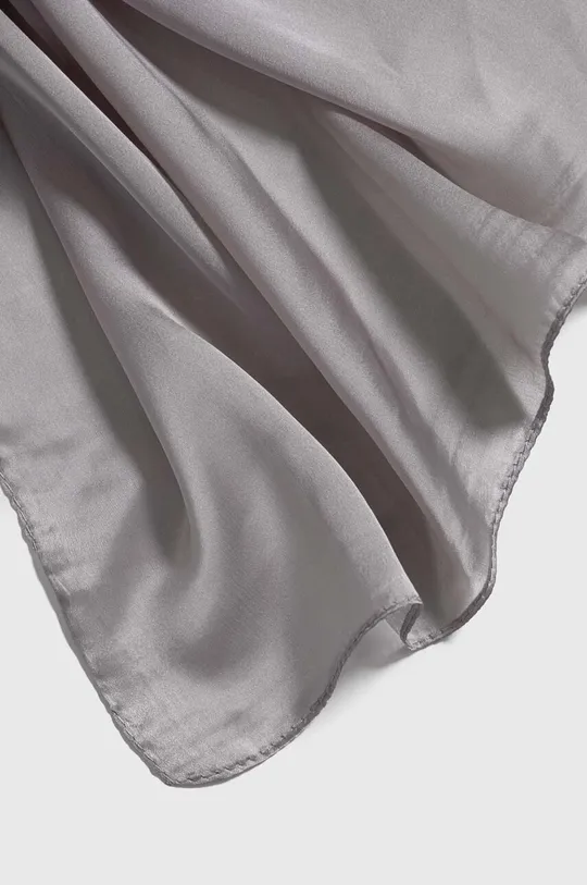 Answear Lab sciarpa di seta grigio