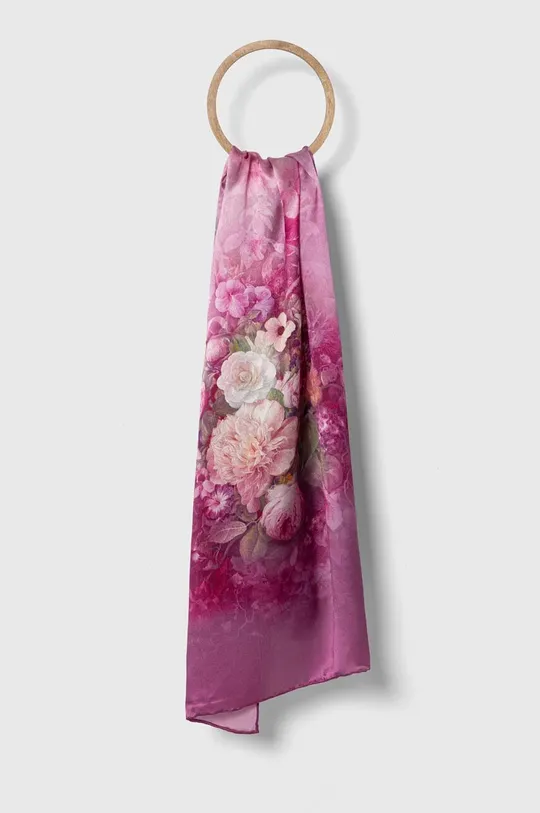 рожевий Шовкова шаль Answear Lab Жіночий