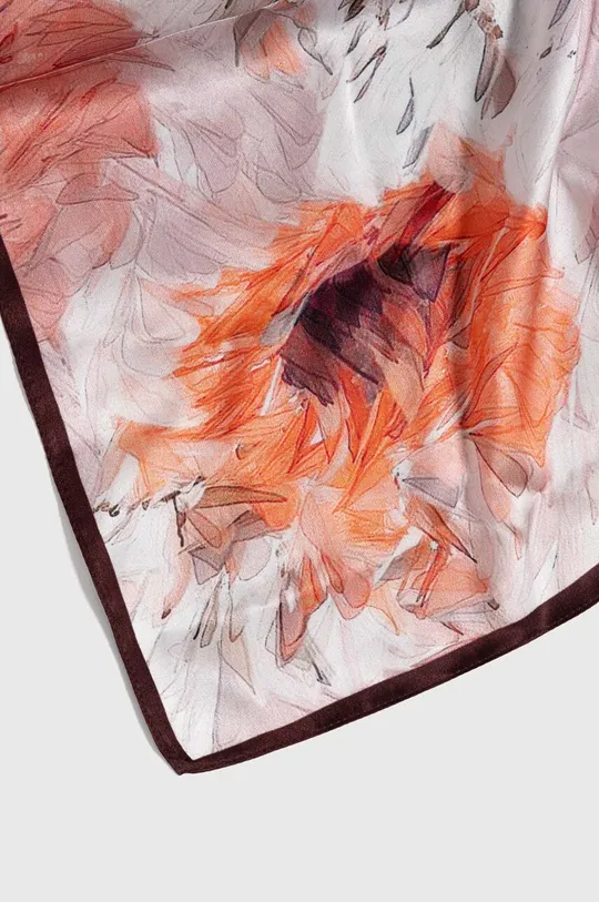 Шелковый платок на шею Answear Lab розовый