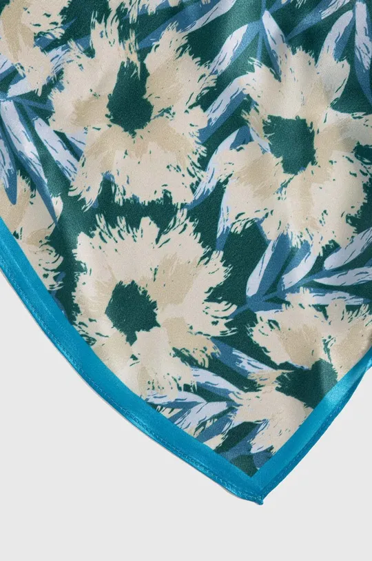 Шелковый платок на шею Answear Lab голубой