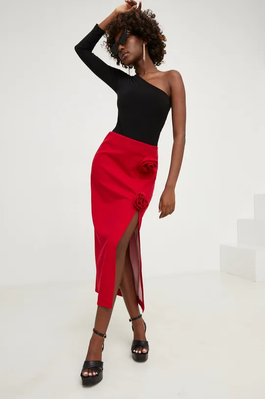 κόκκινο Φούστα Answear Lab Γυναικεία