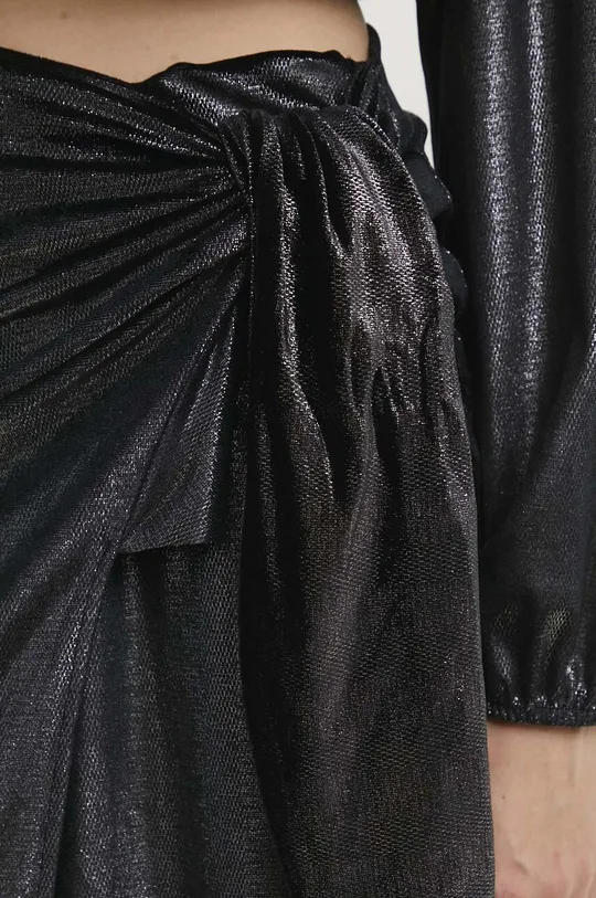 μαύρο Βελούδινη φούστα Answear Lab
