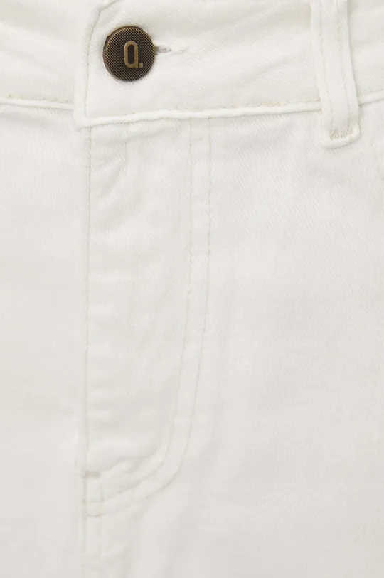 biela Rifľová sukňa Answear Lab