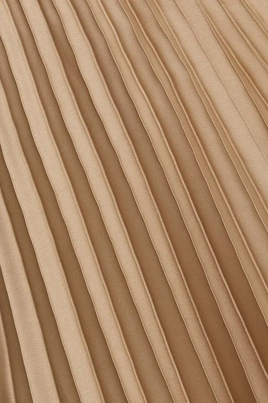 brązowy Answear Lab spódnica z jedwabiem
