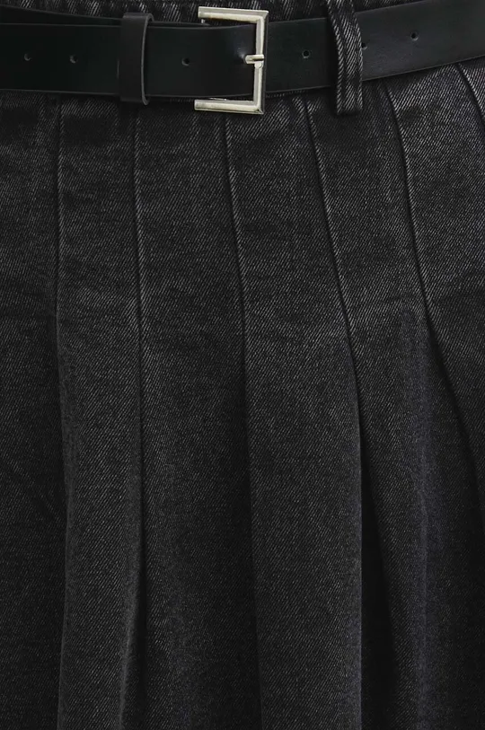 Rifľová sukňa Answear Lab Dámsky