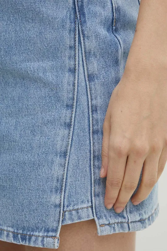 niebieski Answear Lab spódnica jeansowa