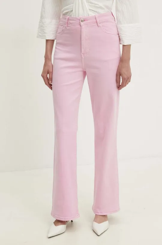 różowy Answear Lab jeansy Damski