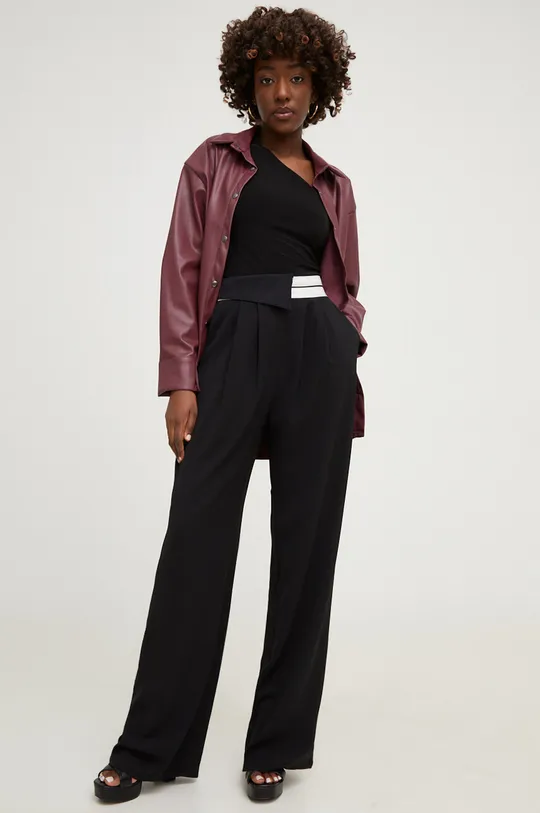 μαύρο Παντελόνι Answear Lab Γυναικεία