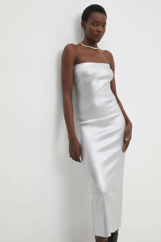 срібний Сукня Answear Lab Жіночий