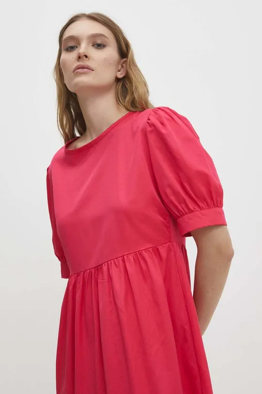 рожевий Бавовняна сукня Answear Lab