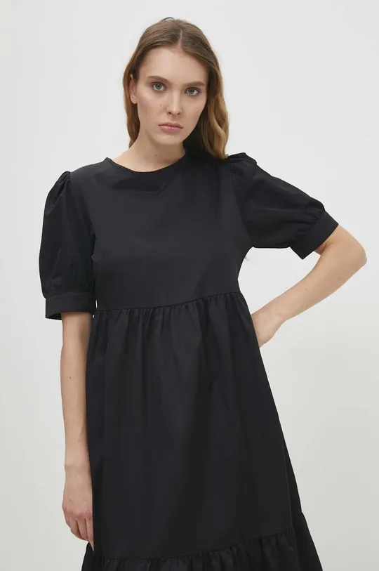 čierna Bavlnené šaty Answear Lab