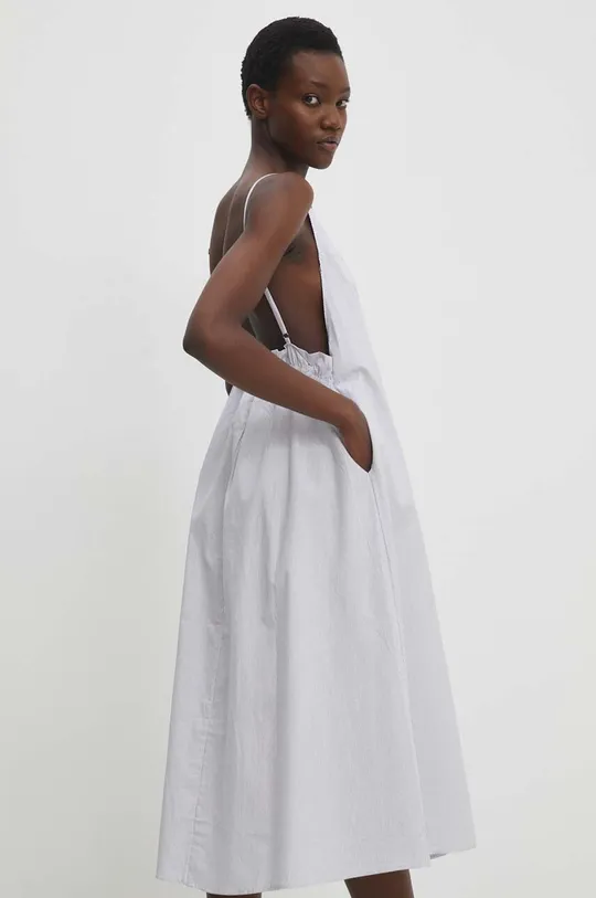 λευκό Βαμβακερό φόρεμα Answear Lab Γυναικεία