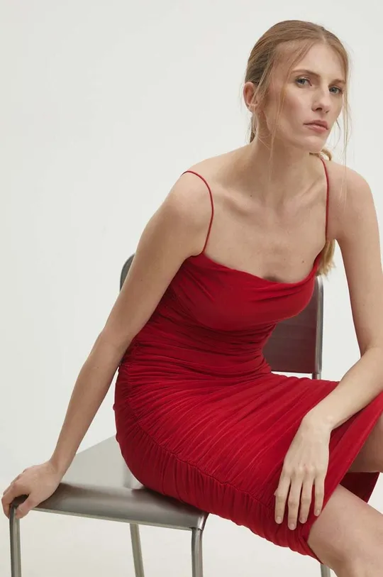 czerwony Answear Lab sukienka Damski