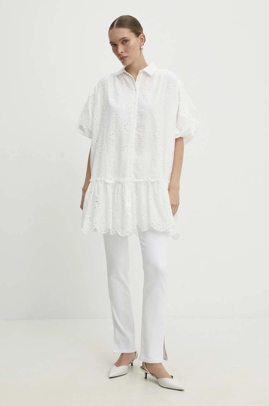 Answear Lab vestito in cotone bianco