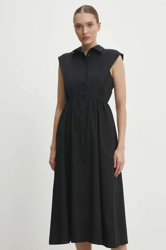 Answear Lab sukienka bawełniana czarny