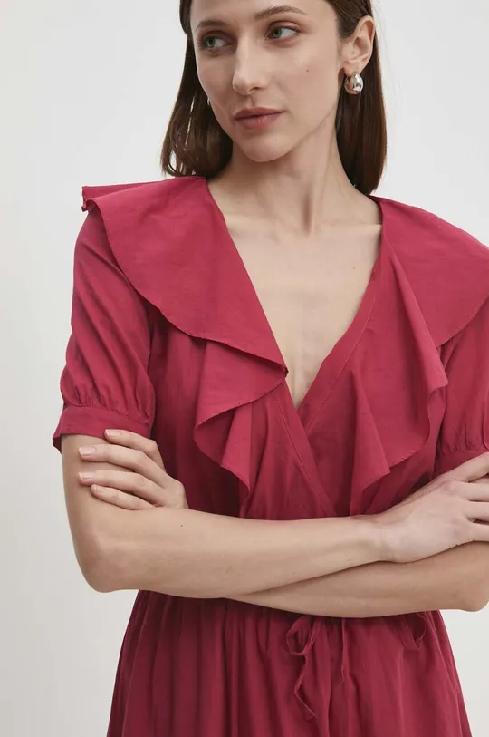 rosa Answear Lab vestito in cotone
