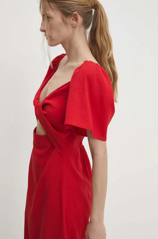 czerwony Answear Lab sukienka