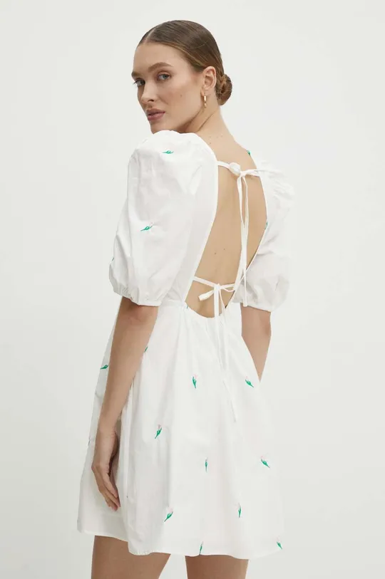 білий Бавовняна сукня Answear Lab Жіночий