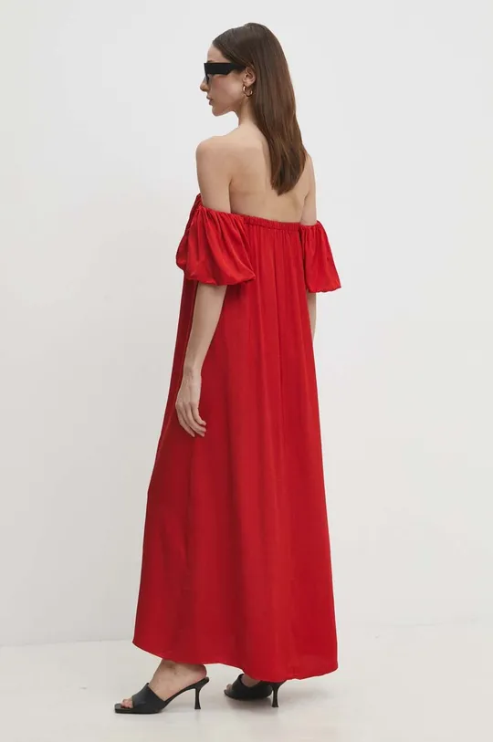 czerwony Answear Lab sukienka
