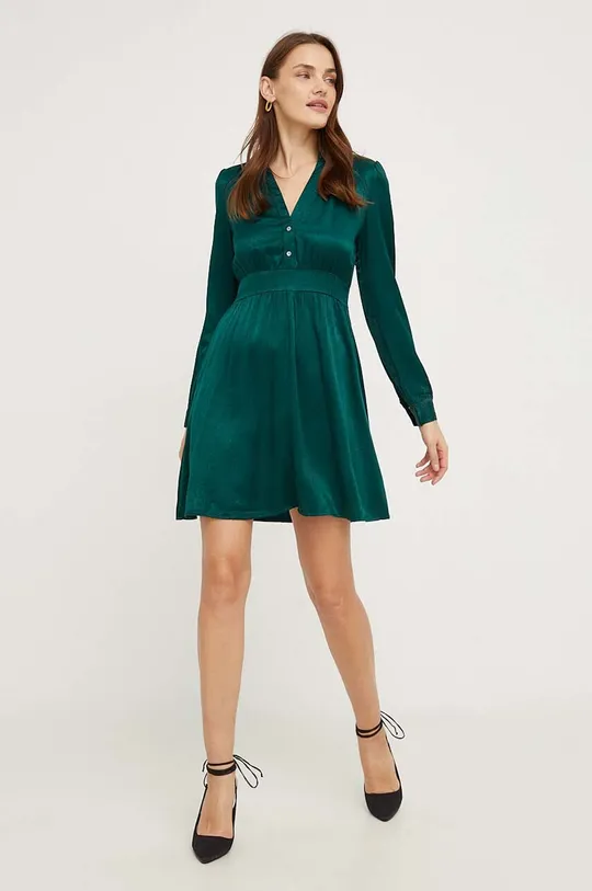 зелений Сукня Answear Lab Жіночий
