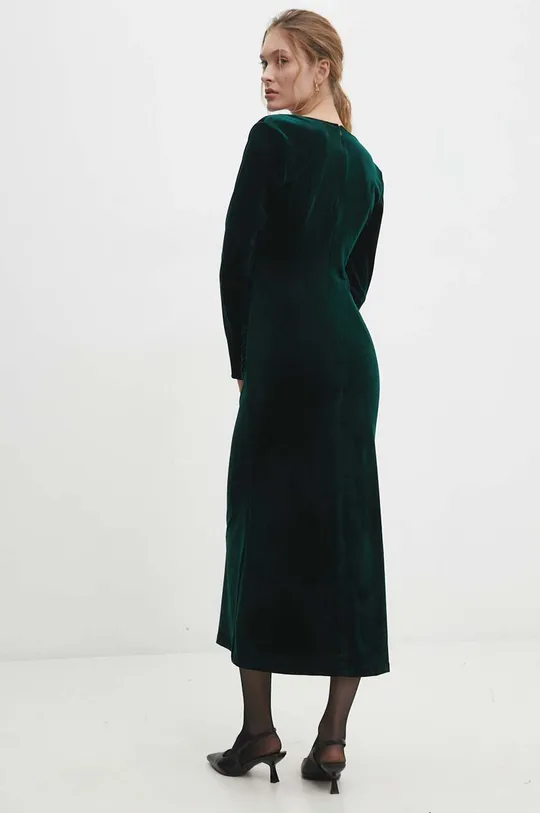 Βελούδινο φόρεμα Answear Lab 95% Πολυεστέρας, 5% Σπαντέξ