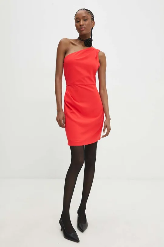 czerwony Answear Lab sukienka Damski