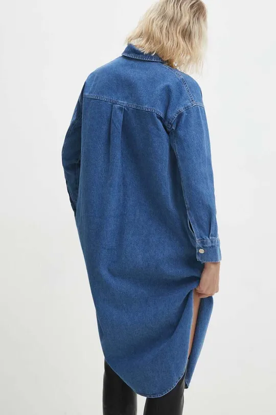 Answear Lab sukienka jeansowa 100 % Bawełna