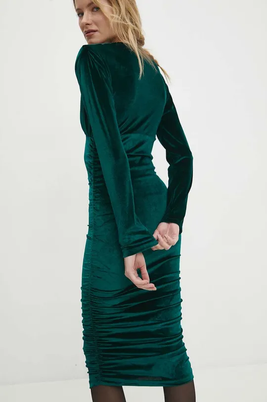 Платье из велюра Answear Lab 95% Полиэстер, 5% Эластан