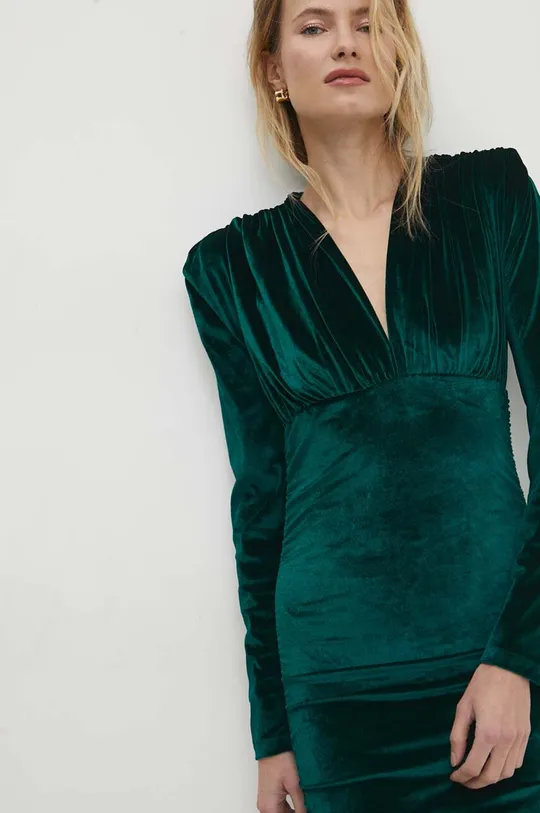 зелений Велюрова сукня Answear Lab