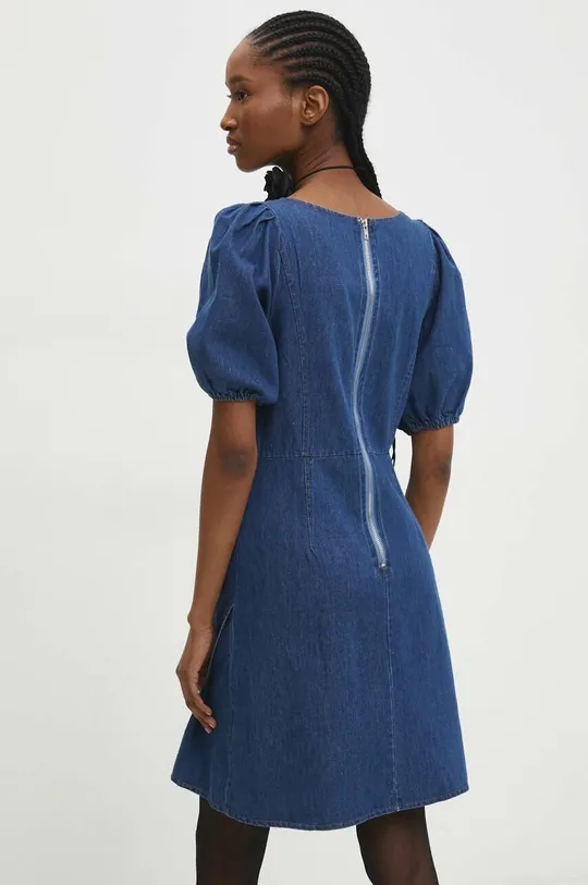 Rifľové šaty Answear Lab 100 % Bavlna