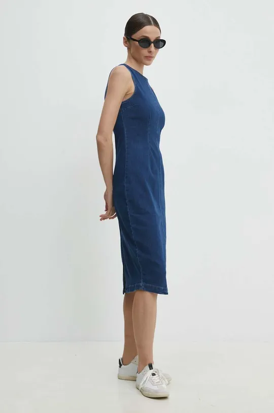 Джинсовое платье Answear Lab тёмно-синий