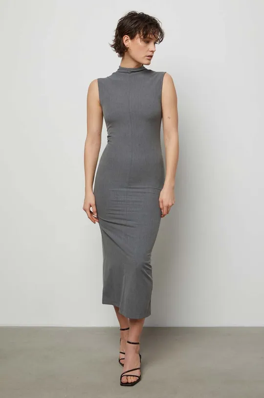 sivá Vlnená sukňa Answear Lab