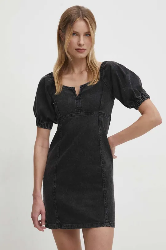 Джинсовое платье Answear Lab чёрный