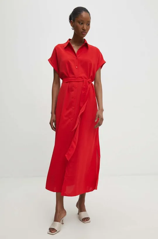 Obleka Answear Lab rdeča