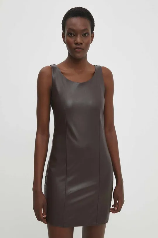 коричневий Сукня Answear Lab Жіночий