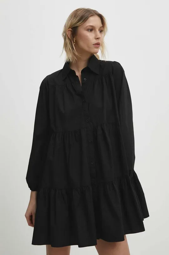 čierna Bavlnené šaty Answear Lab