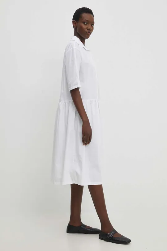 biela Bavlnené šaty Answear Lab