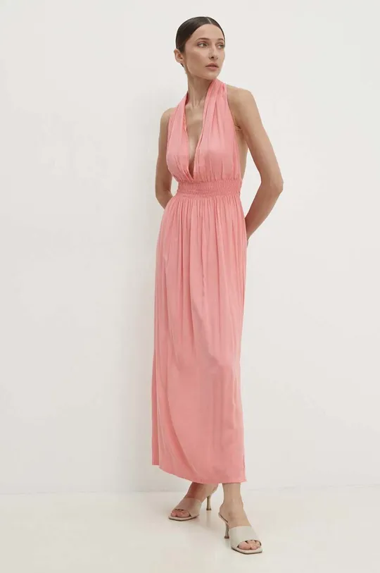 ροζ Φόρεμα Answear Lab Γυναικεία