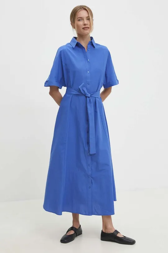 Obleka Answear Lab mornarsko modra