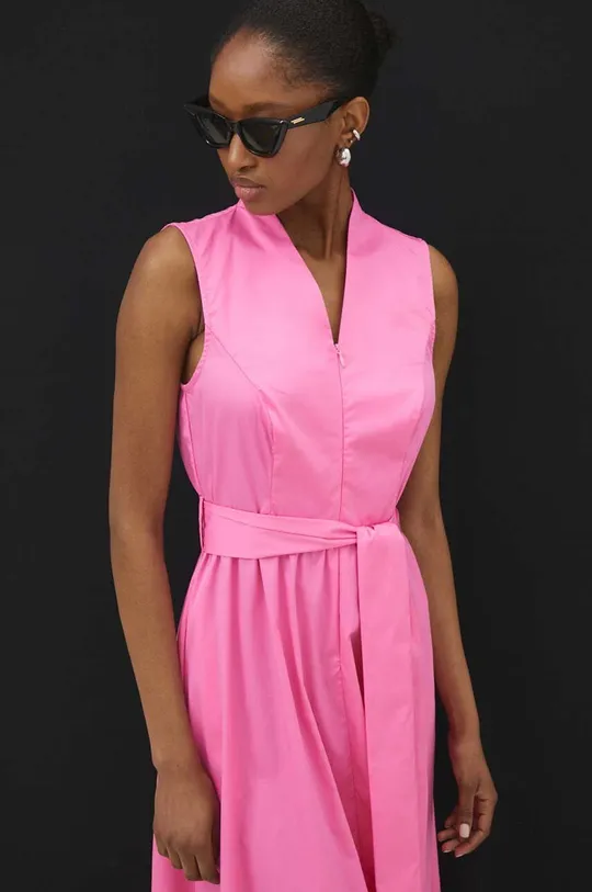 Платье Answear Lab розовый