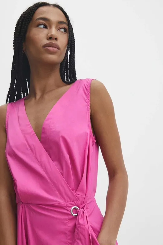 ροζ Βαμβακερό φόρεμα Answear Lab