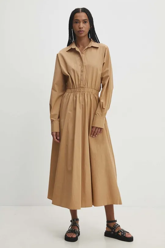 beige Answear Lab vestito in cotone Donna