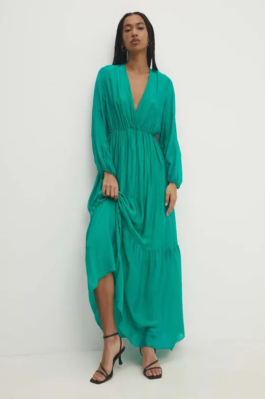 зелений Сукня Answear Lab Жіночий