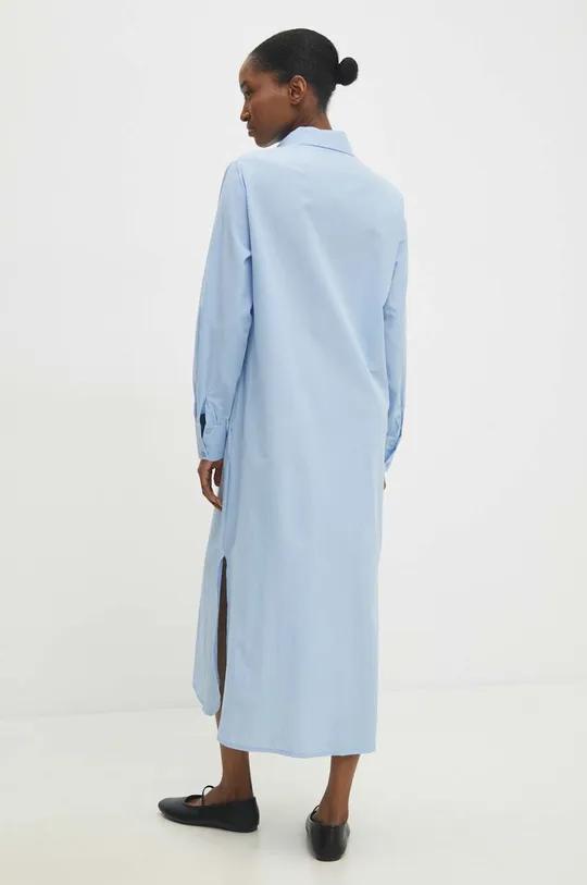 Pamučna haljina Answear Lab plava