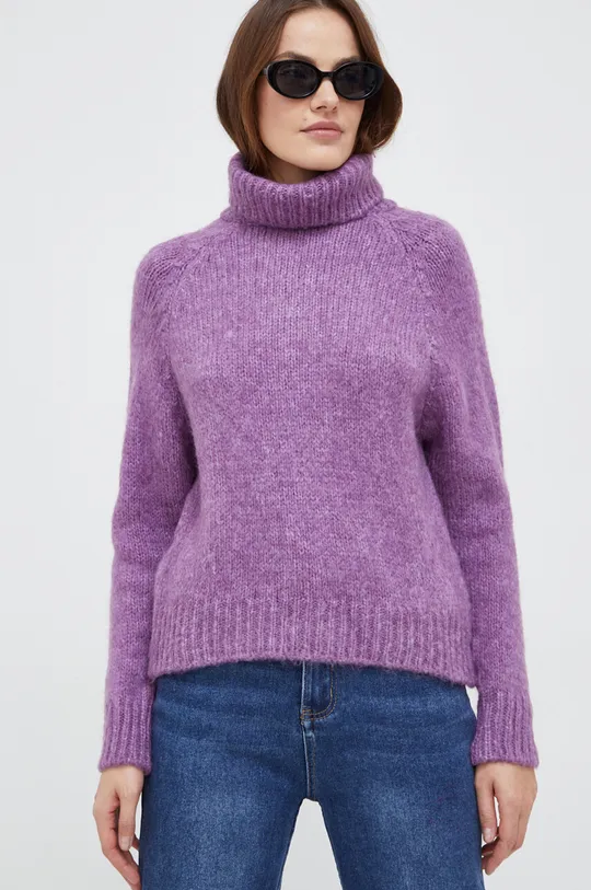 Answear Lab sweter fioletowy