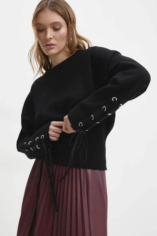 czarny Answear Lab sweter